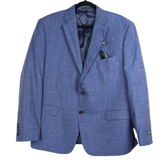 Lauren Ralph Lauren Other - NWT Ralph Lauren Mens Leahy Bright Navy Ultraflex Textured Suit Jacket Coat